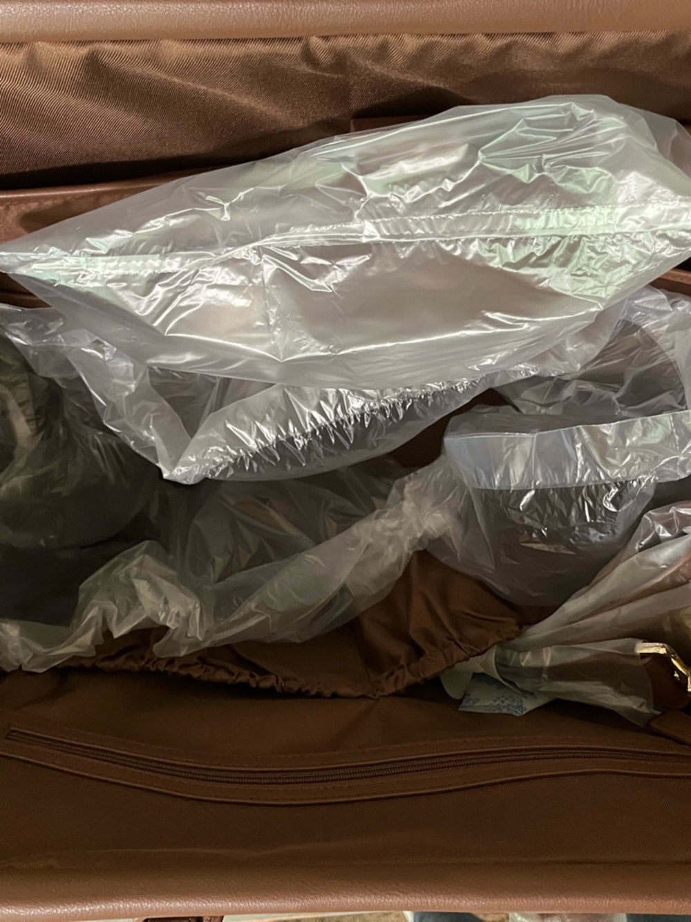 NWT BEIS Brown Travel Weekender Bag - Picture 3 of 3